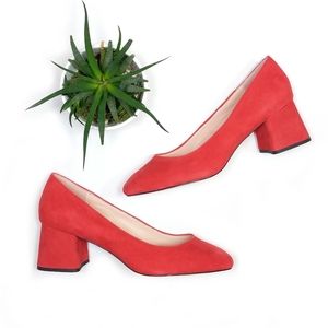 • j crew • celia block heel pump